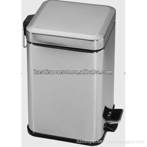 high quality pedal stainless steel dustbin